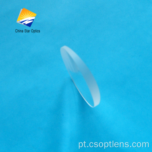 lente cilíndrica convexa plana-convexa de sílica fundida UV